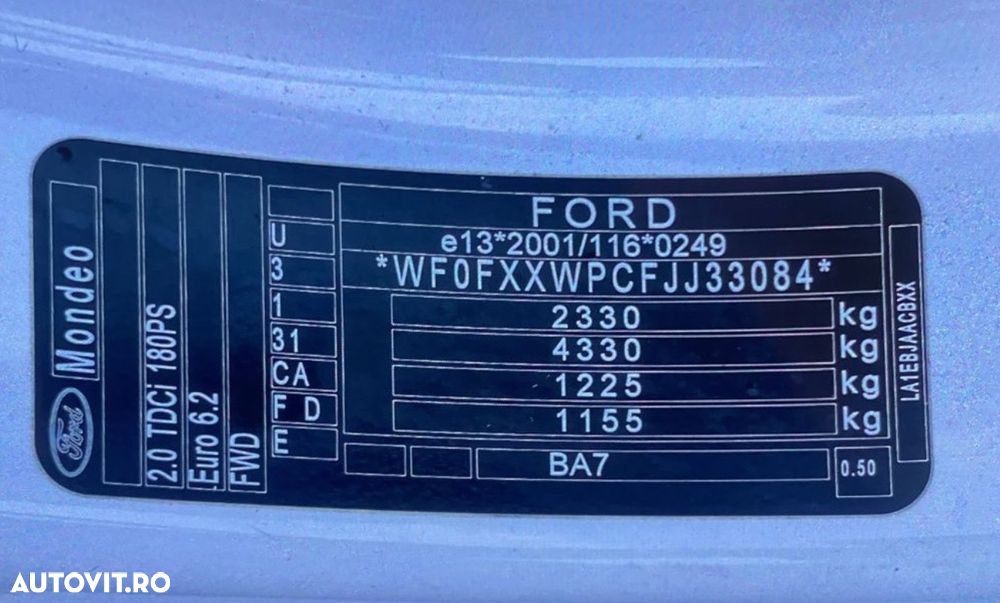 Ford Mondeo 2.0 TDCi Powershift AWD ST Line High - 13