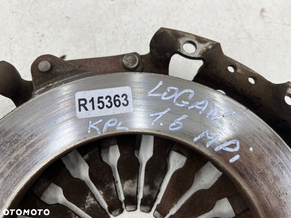 Sprzęgło Dacia Logan 1 I Duster Sandero 05-14r. 1.6 MPI benzyna tarcza docisk KOMPLET Valeo - 16