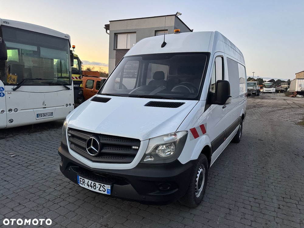 Mercedes-Benz Sprinter 314CDI Brygadówka 2017 r. Klima 2xParktronic Navi Kamera - 2