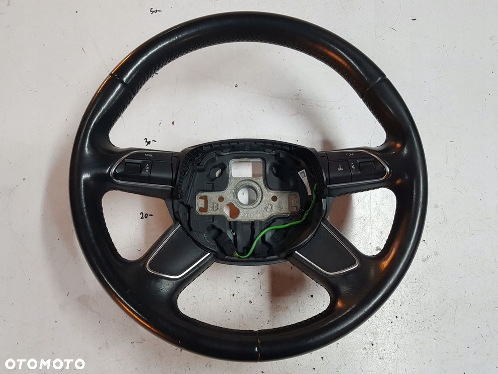 AUDI A4 B8 LIFT 11-15r Q5 8R LIFT 12-16r KIEROWNICA SKÓRZANA 4L0419091AC - 1