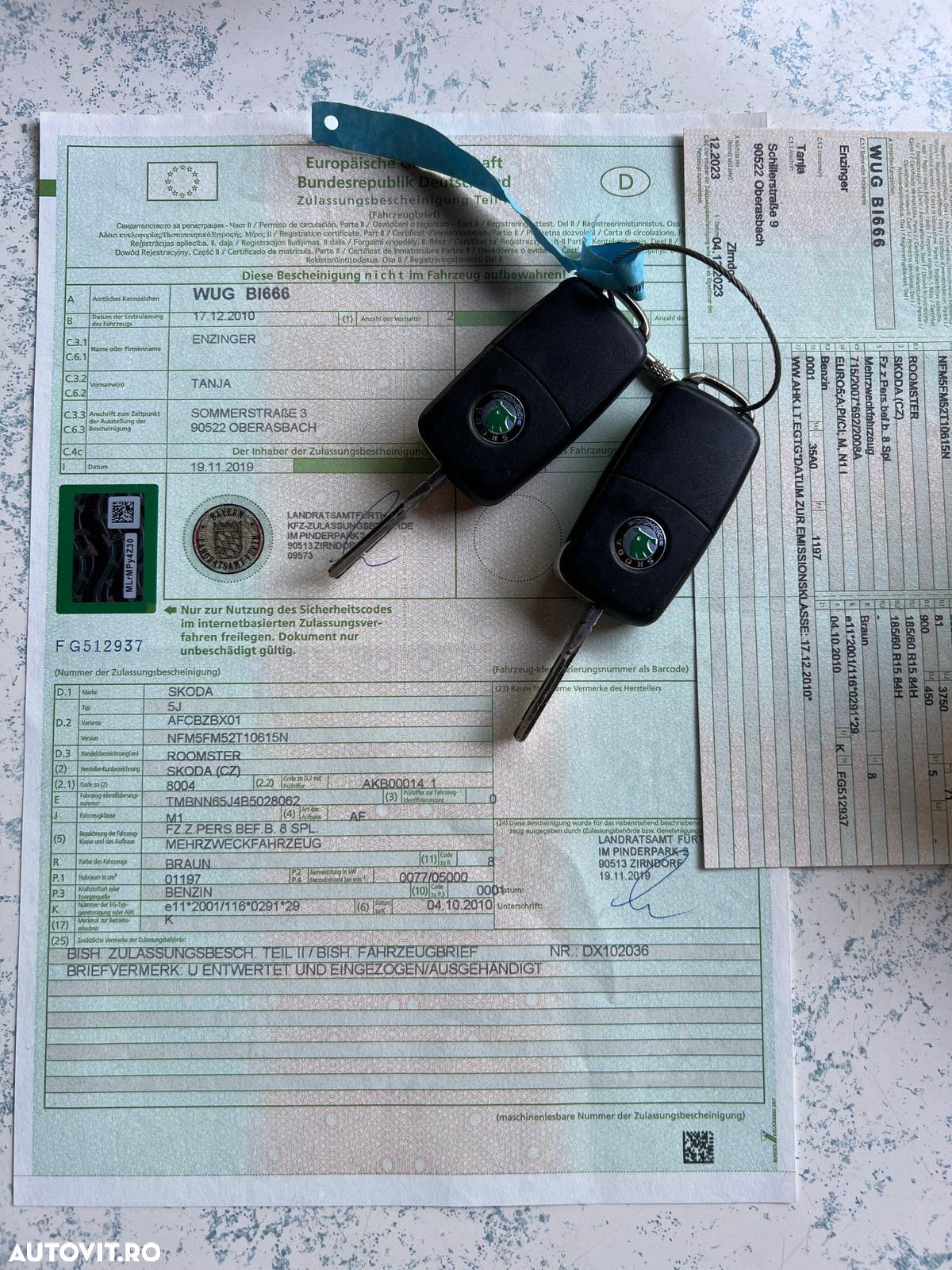 Skoda Roomster 1.2 TSI Comfort PLUS EDITION - 41