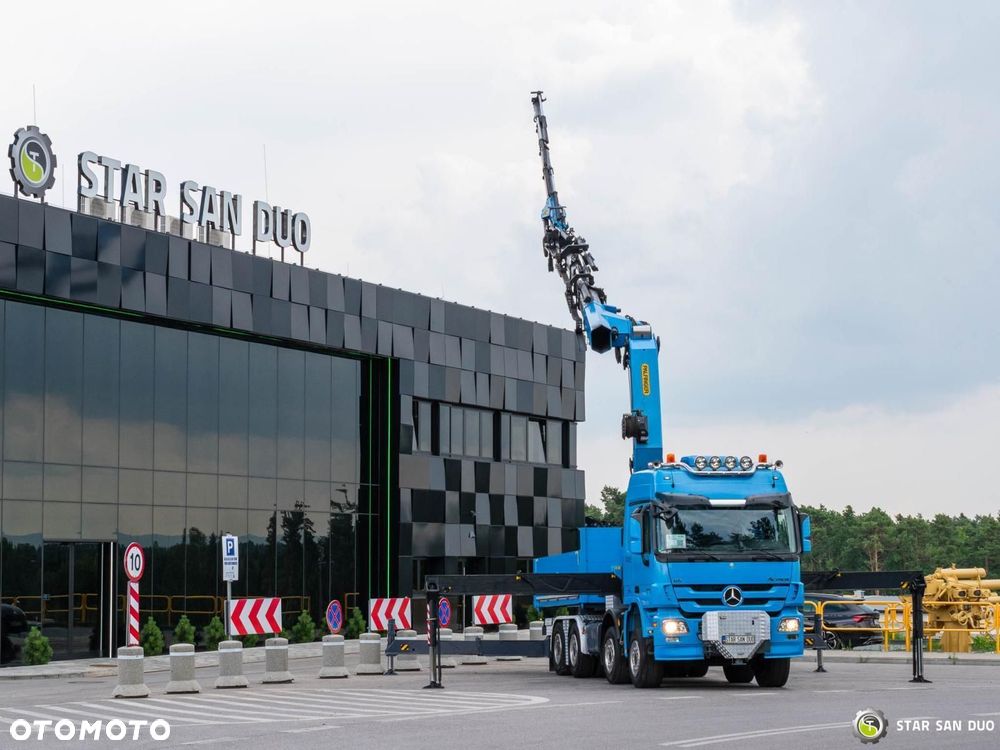 Mercedes-Benz ACTROS 4155 8x4 Palfinger PK 78002 SH HDS Fly Jib Wciągarka Siodło - 8