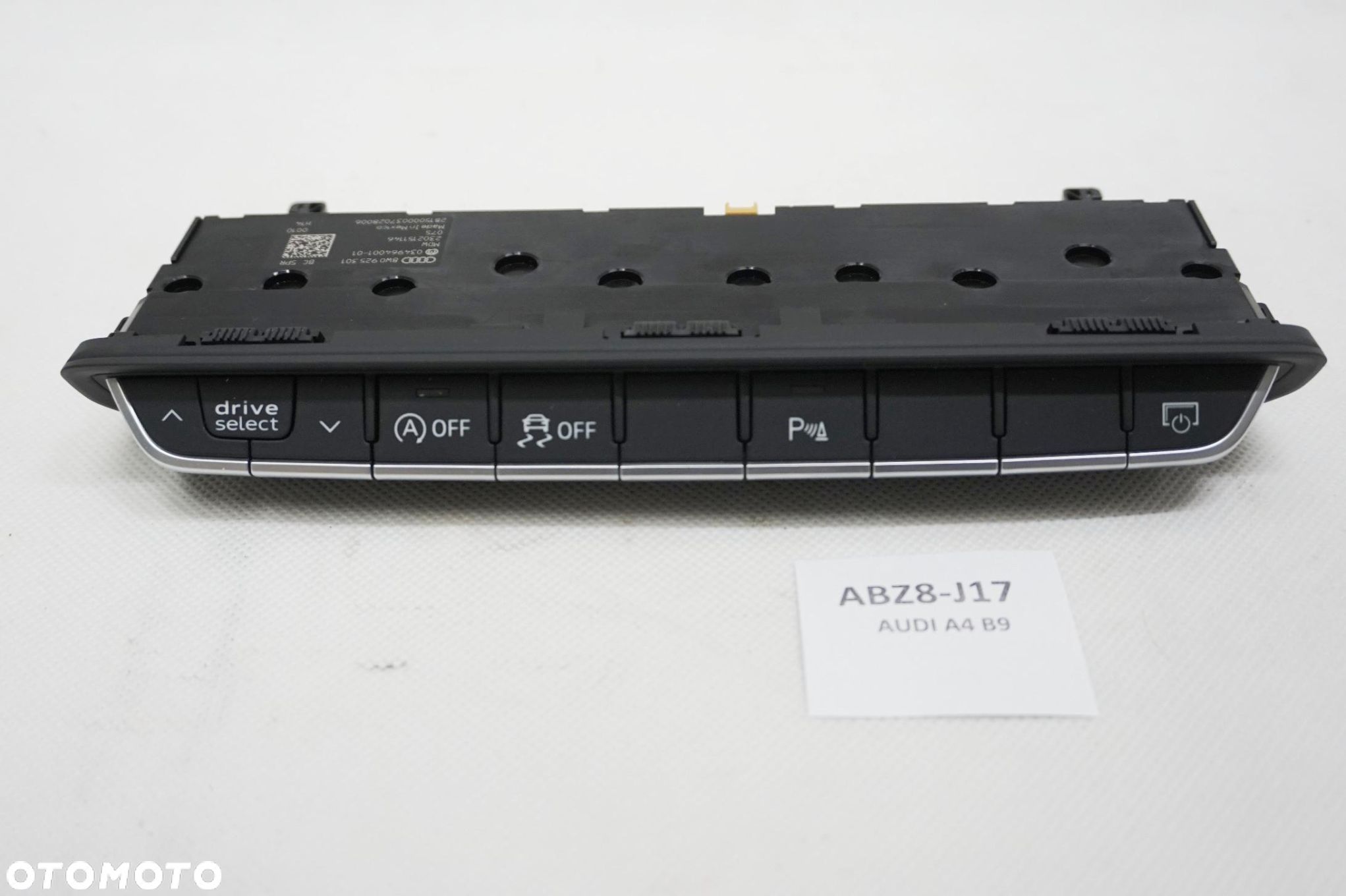 PANEL PRZYCISKI AUDI A4 B9 8W S-LINE 8W0925301 - 1