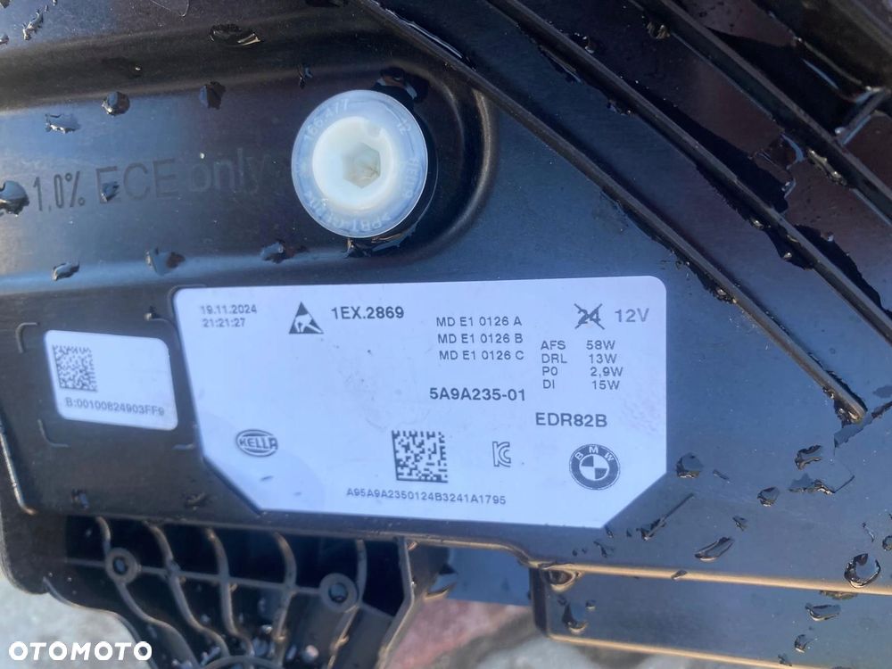 zderzak maska lampy pas komplet bmw x1 u11 m pakiet led shadow black - 6