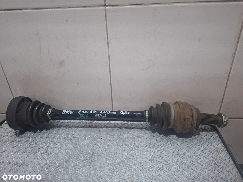 Półoś lewa tył manual BMW E90 E91 rok 2009 lift 2,0 D - 1