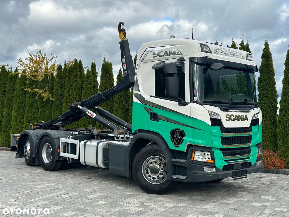 Scania / G450 / 6X2 / HAKOWIEC / HYVA 22.60.SK  / Oś-SKRĘTNA-PODNOSZONA / - 8