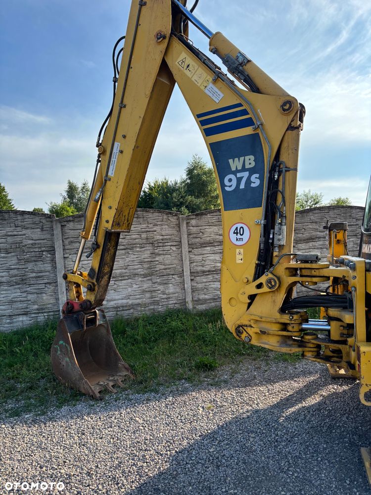 Komatsu WB97S-5EO 2015r 4x4x4 koparko ładowarka dżojstiki - 8