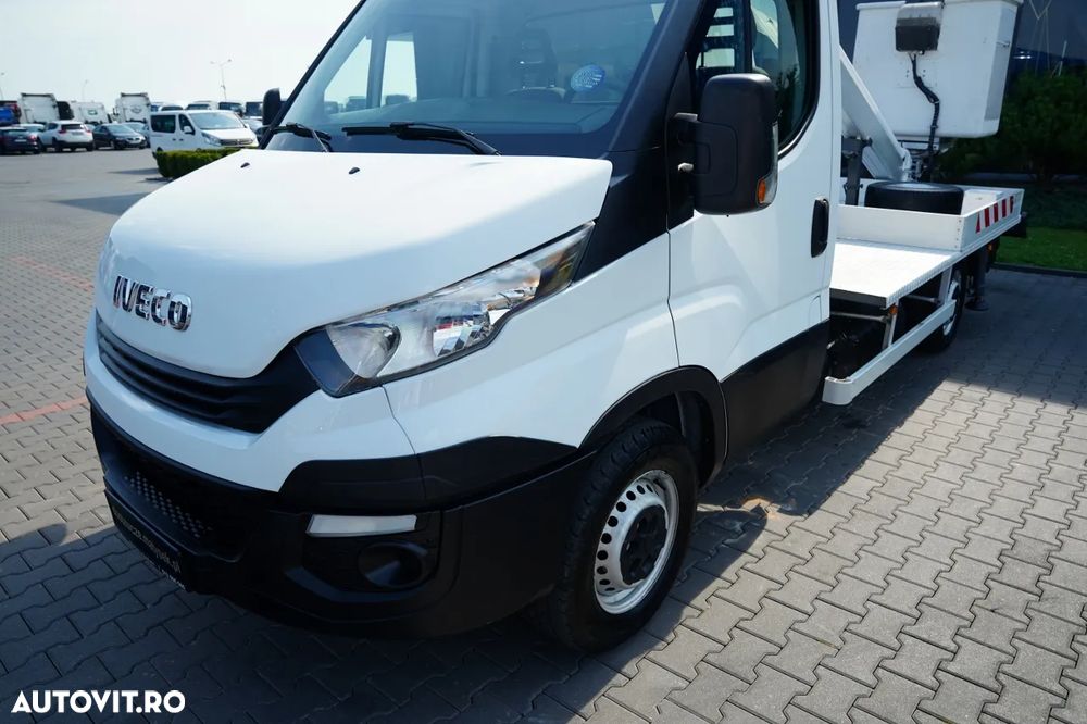 Iveco DAILY 35-140 / Platformă autotractivă / MULTITEL 160 ALUMINIU / 4 STABILIZATOARE / MANUALĂ / 2017 - 14