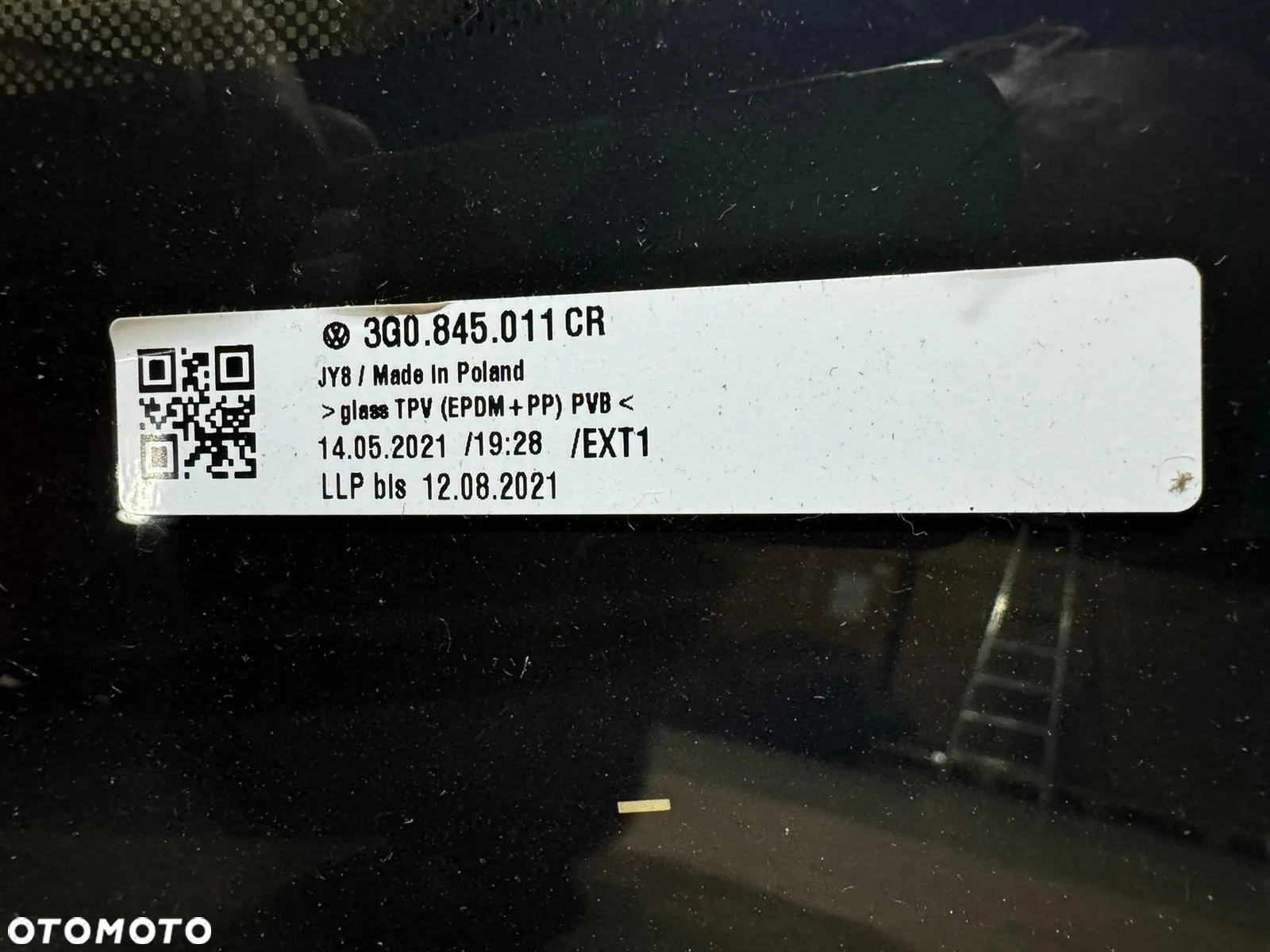 VW PASSAT B8 SZYBA PRZEDNIA CZOŁOWA PODGRZEWANA GRZANA CZUJNIK SENSOR ORYGINAŁ 22 R 2022 ROK 21 2021 2020 R 20 R NOWA! - 30