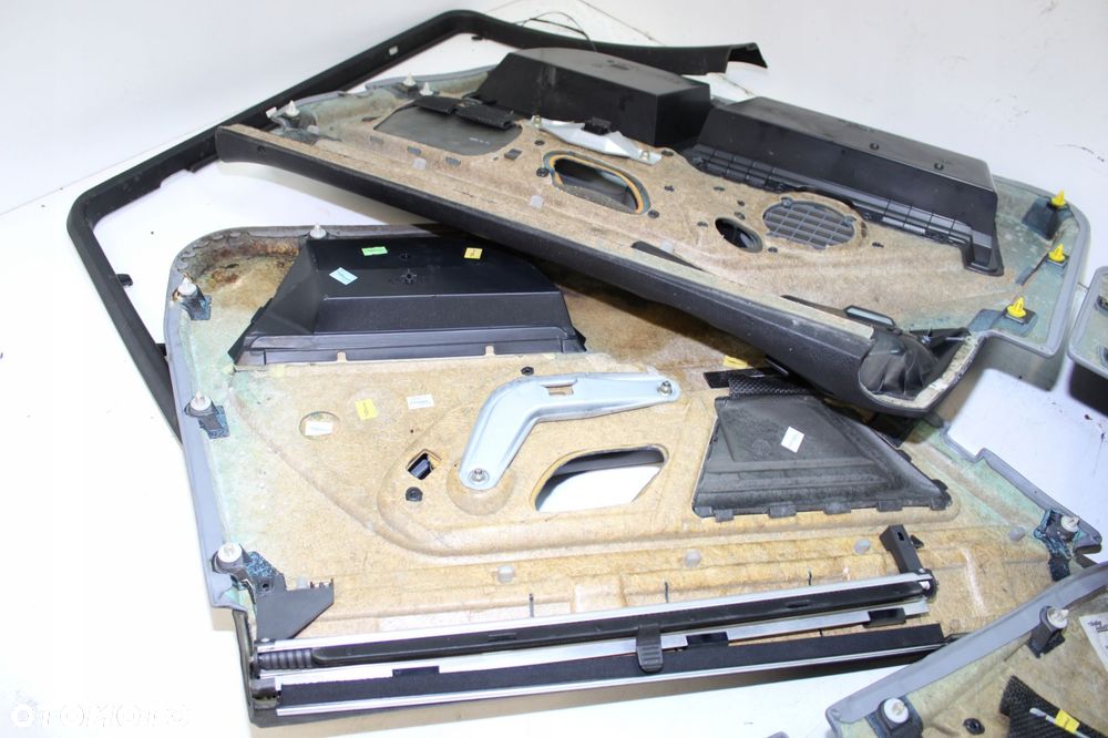 BMW E39 kombi TAPICERKA BOCZKI DRZWI 4SZT BOCZEK EUROPA ROLETY TYŁ RARYTAS - 11