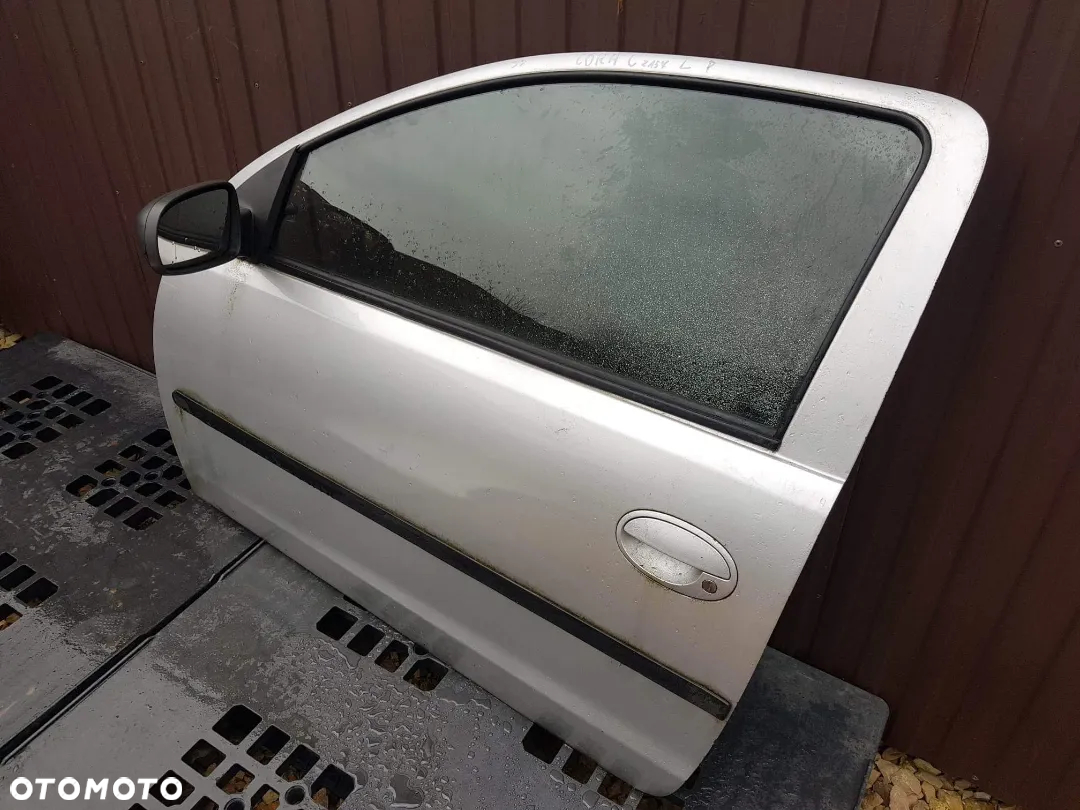 Drzwi Przednie Lewy Przód L.P. Opel Corsa C 3D Kol: Z157 - 2