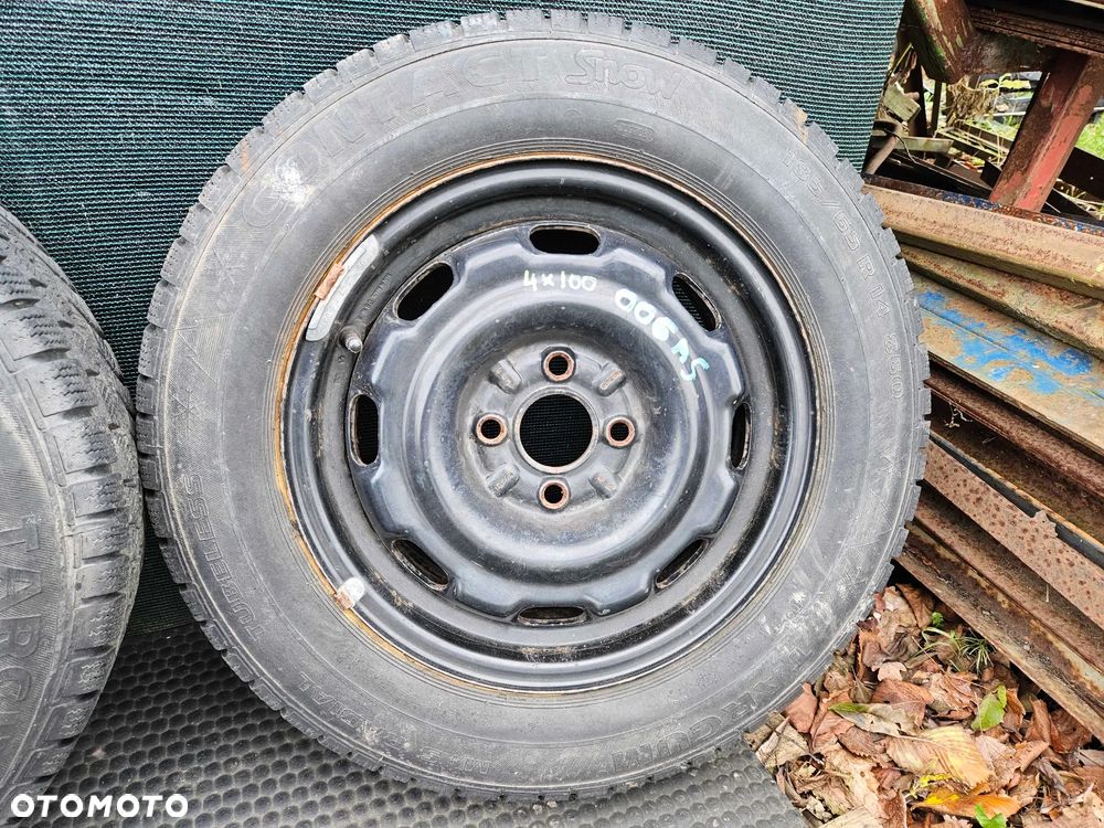 Kola Felgi R14 4x100 6J ET45 Stalowe Opony Zimowe 185/65 VW Skoda Seat - 6