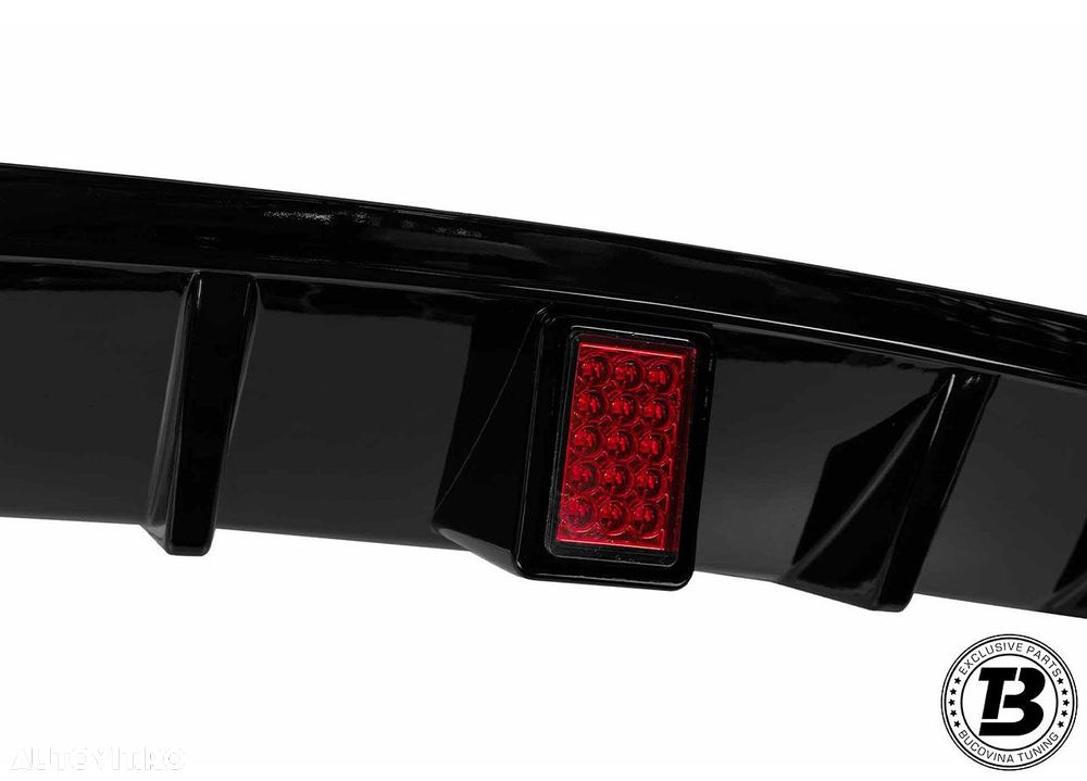 Difuzor Bara Spate compatibil cu BMW Seria 5 F10 F11 M5 LED Design - 14
