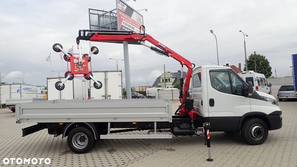 Iveco 50c-35c żuraw, HDS, zestaw do montażu szkła, okien, kamienia, płyt - 22