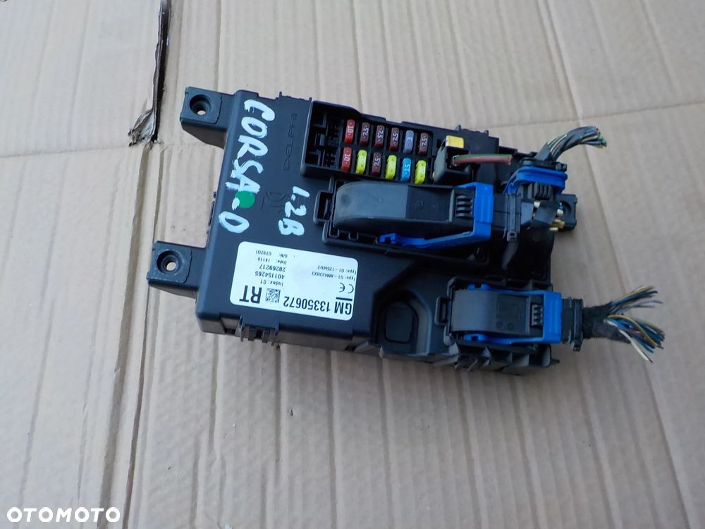 moduł bsi skrzynka bezpieczników opel corsa d 13350672 - 1