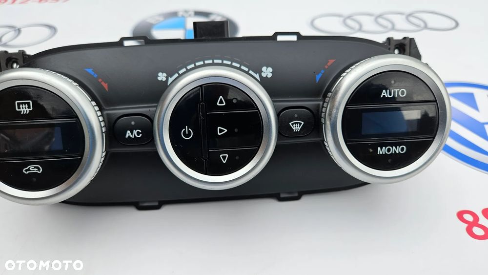 Fiat 500L Panel sterowania klimatyzacją Sterowanie nawiewem Panel klimy AC 735636721 EUROPA IDEALNY - 5