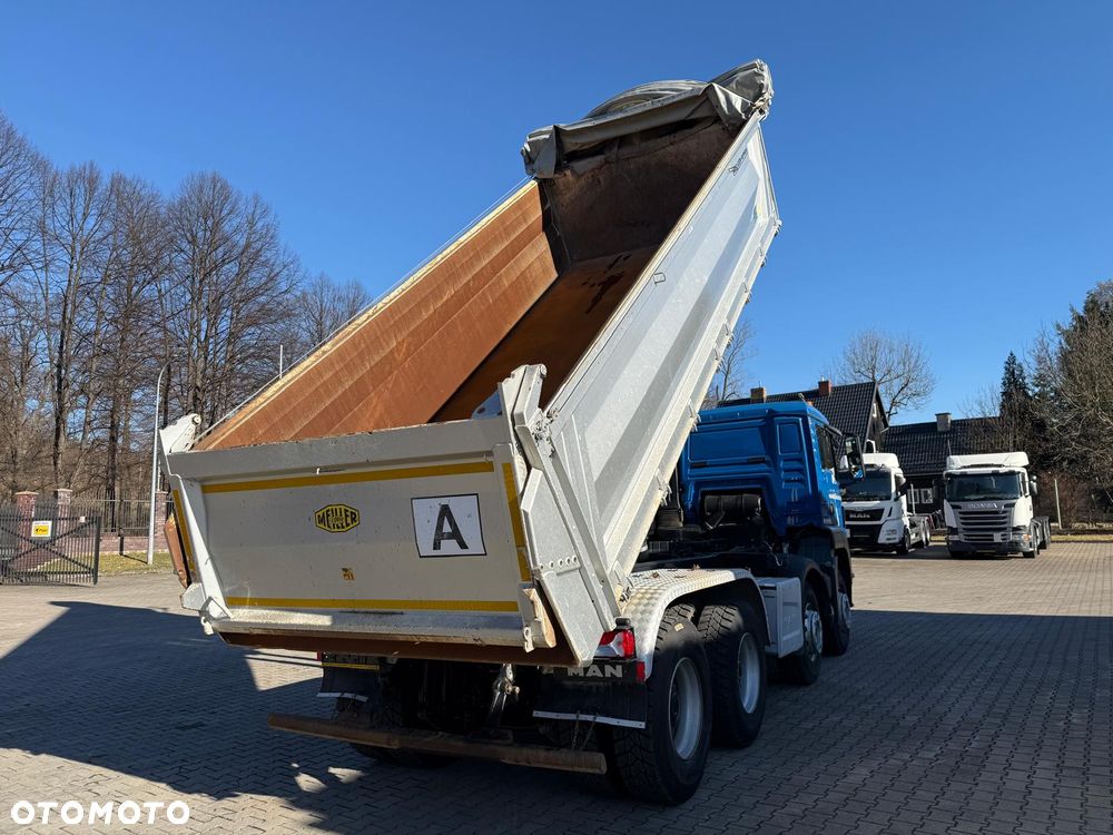 MAN 35.460 TGS wywrotka 8x4, 3-str. MEILLER, BORDMATIC, 250 t.km., TOP! - 13