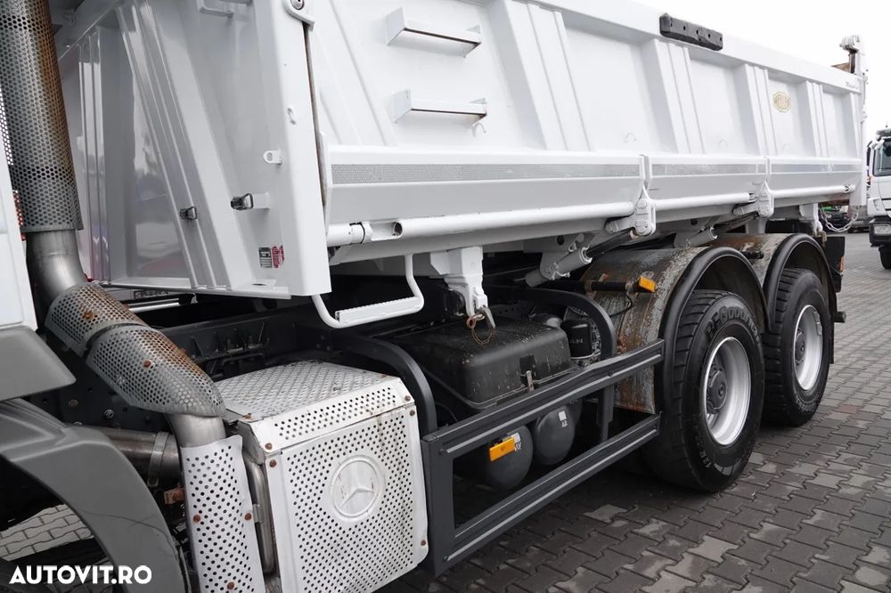 Mercedes-Benz ACTROS 3336 / 6x4 / CAMION BASCULANTE / BORDMATIC / HYDROBOARD / MEILLER KIPPER / EPS + AMBREIE / IMPORTAT - 12