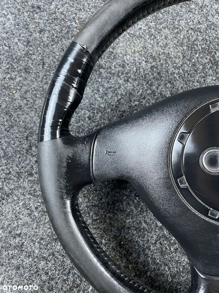 audi a3 8l kierownica trójramienna skóra do obszycia poduszka airbag kpl. - 3