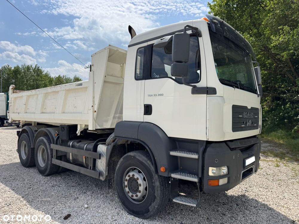 MAN TGA 33.390 6X4 Kiper Wywrotka Manual Resor Hydroburta - 12