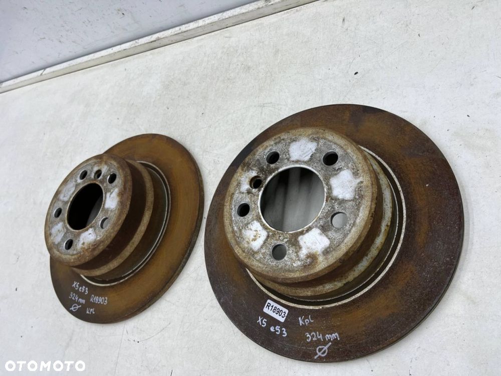 Tarcze hamulcowe BMW X5 E53 99-06r. 324mm. tylne tarcza tył KOMPLET 2szt. - 3