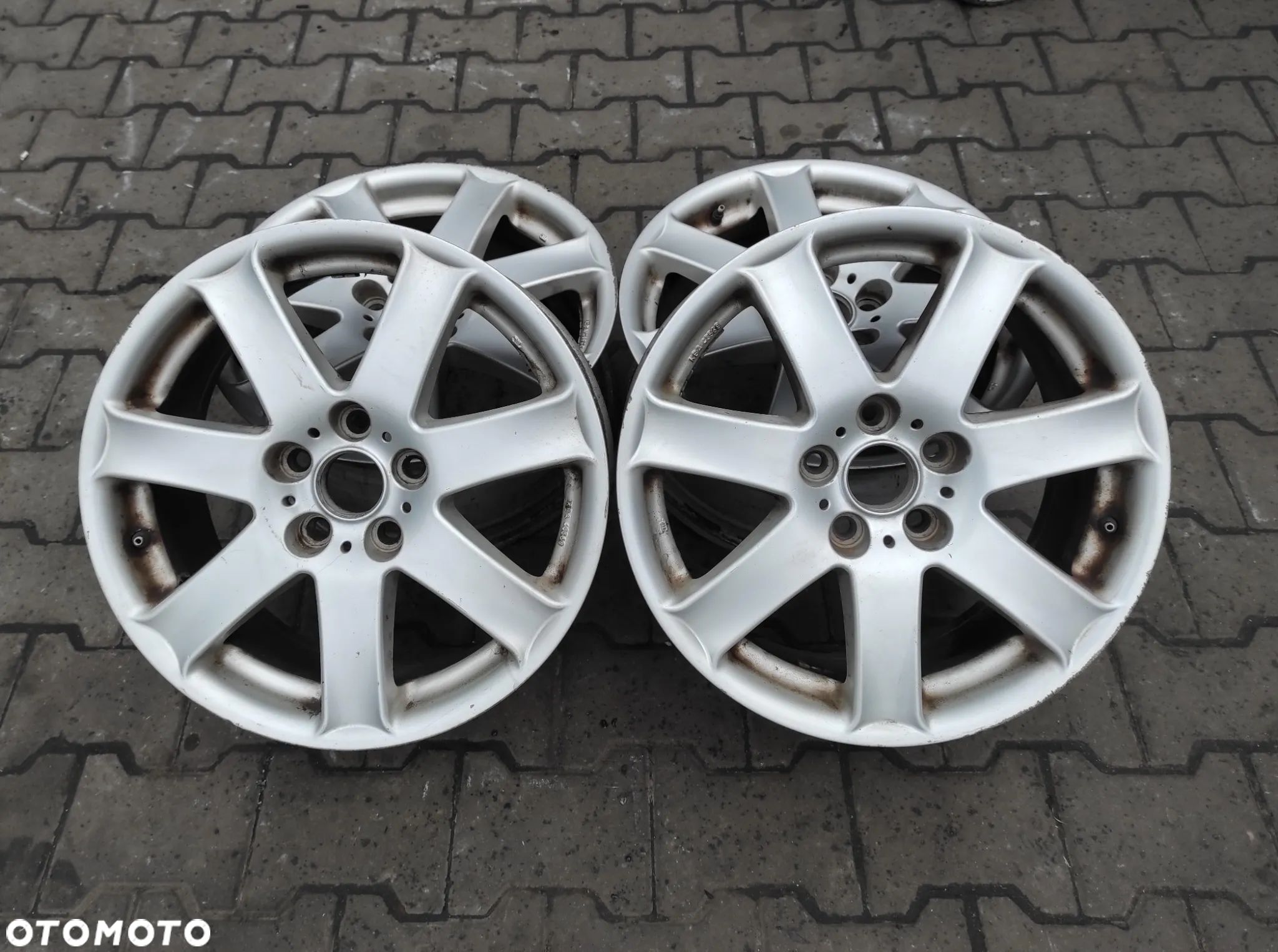 FELGI ALUFELGU KOŁĄ ALUMINIOWE 17 5X112 RIAL 7.5J VW AUDI SEAT SKODA WYSYŁKA !!!!! - 1