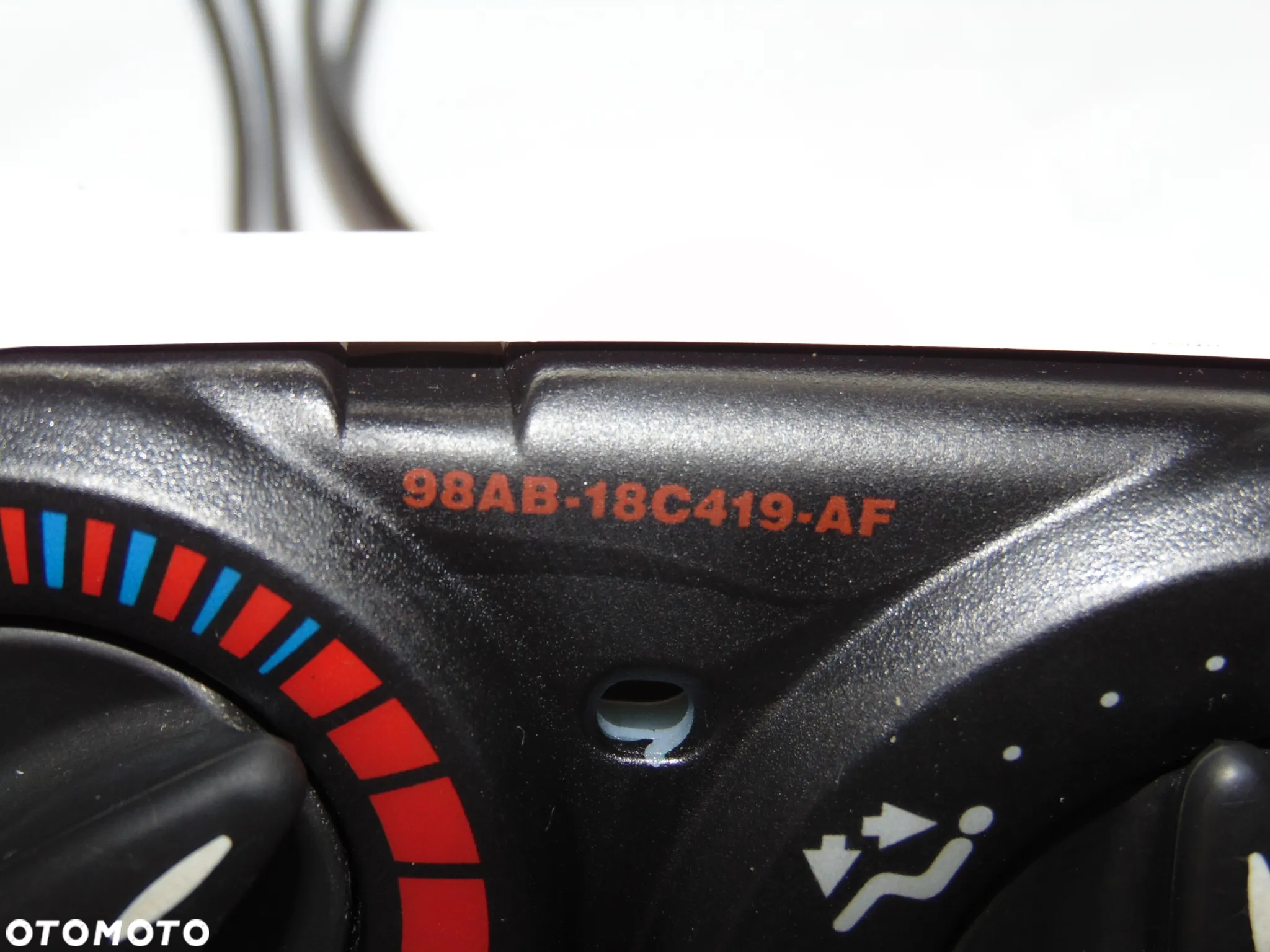 ORYGINAŁ panel przełącznik nawiewu sterowania powietrza linki linka 98AB-18C419-AF Ford Focus MK1 98-01r - 5
