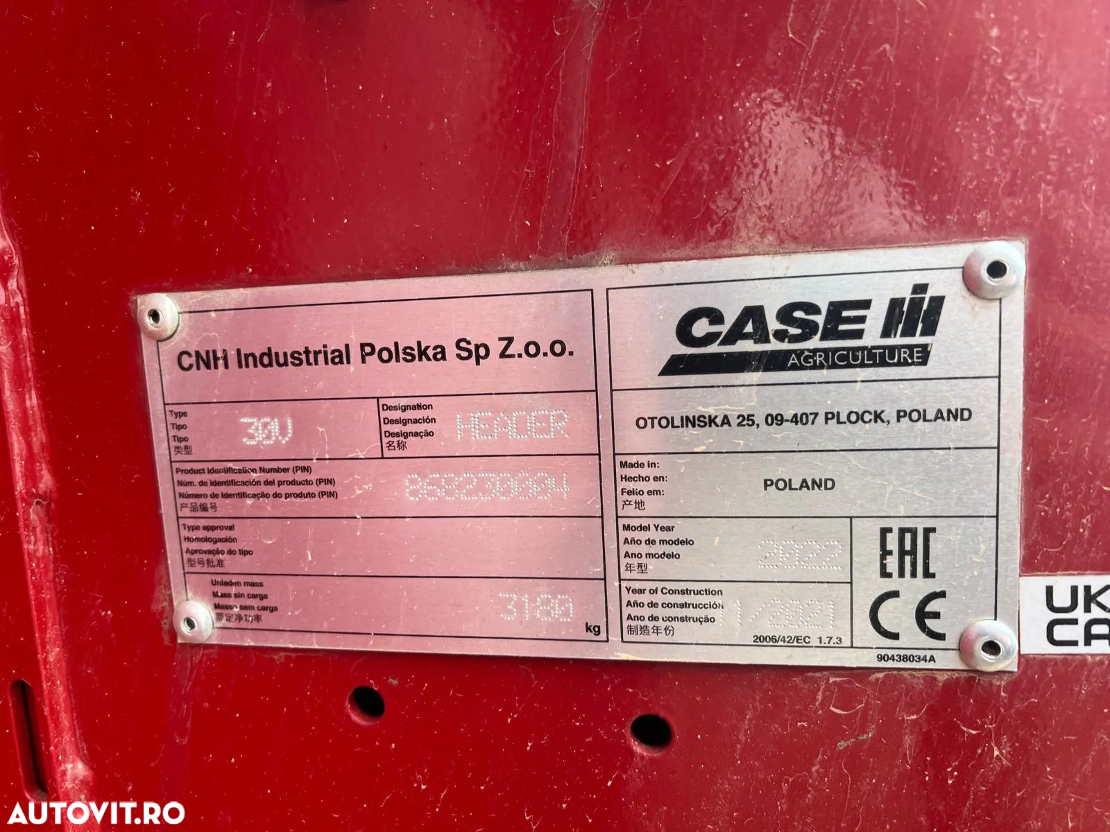 Case IH Axial-Flow 8250 - 14