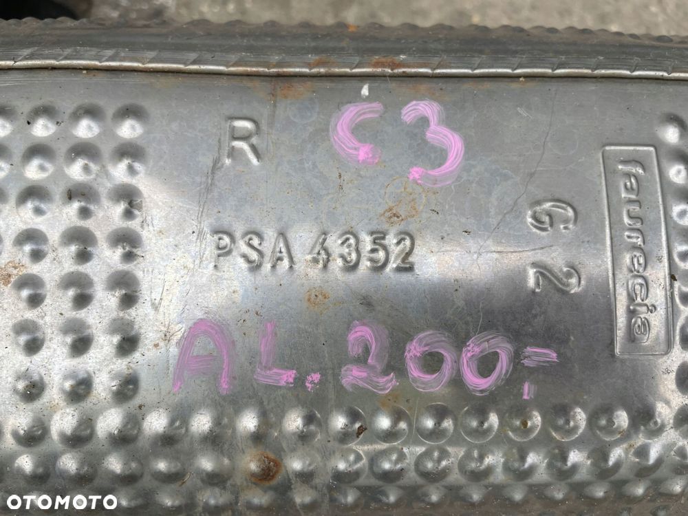 tłumik wydech citroen c3 psa 4352 - 2