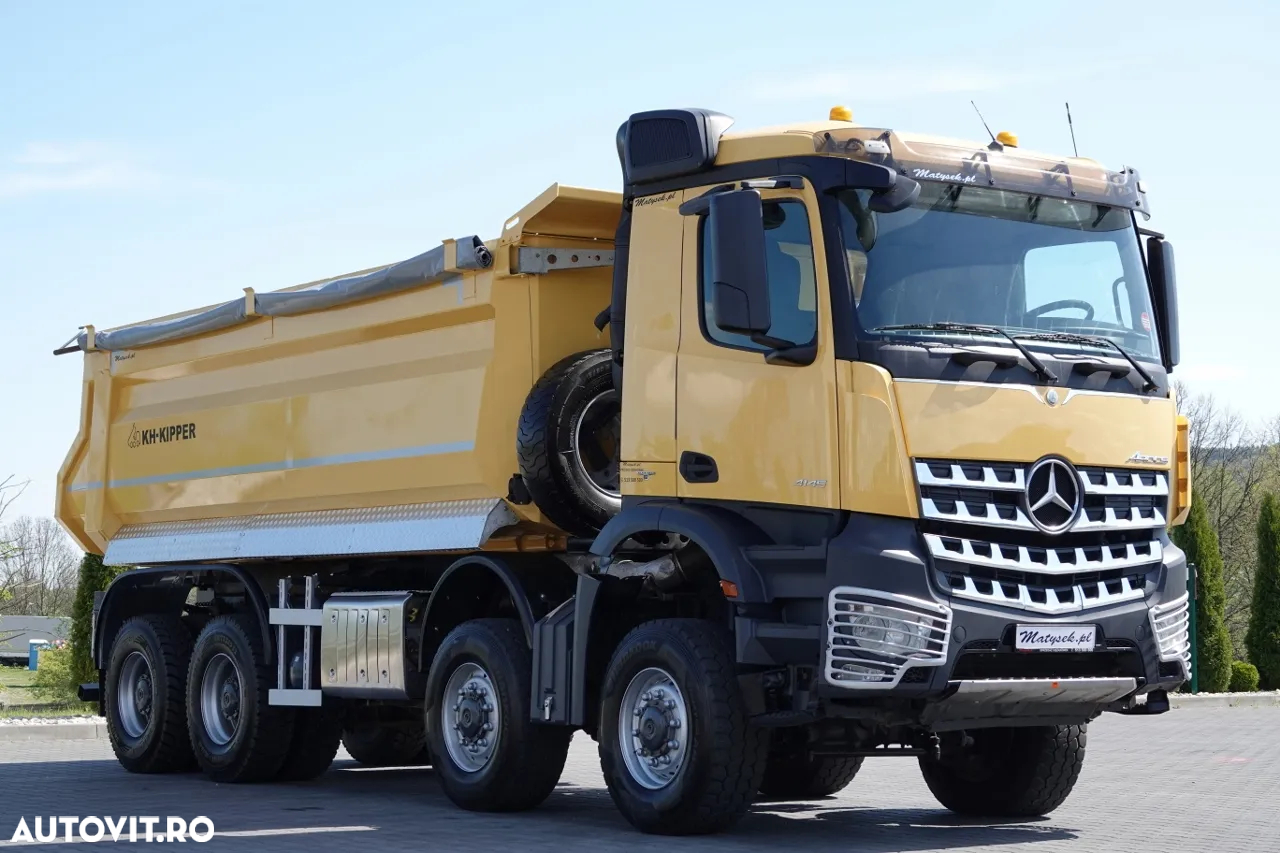 Mercedes-Benz AROCS 4145 / 8x8 / TIPPER SPATE / KH KIPPER / EURO 6 - 9