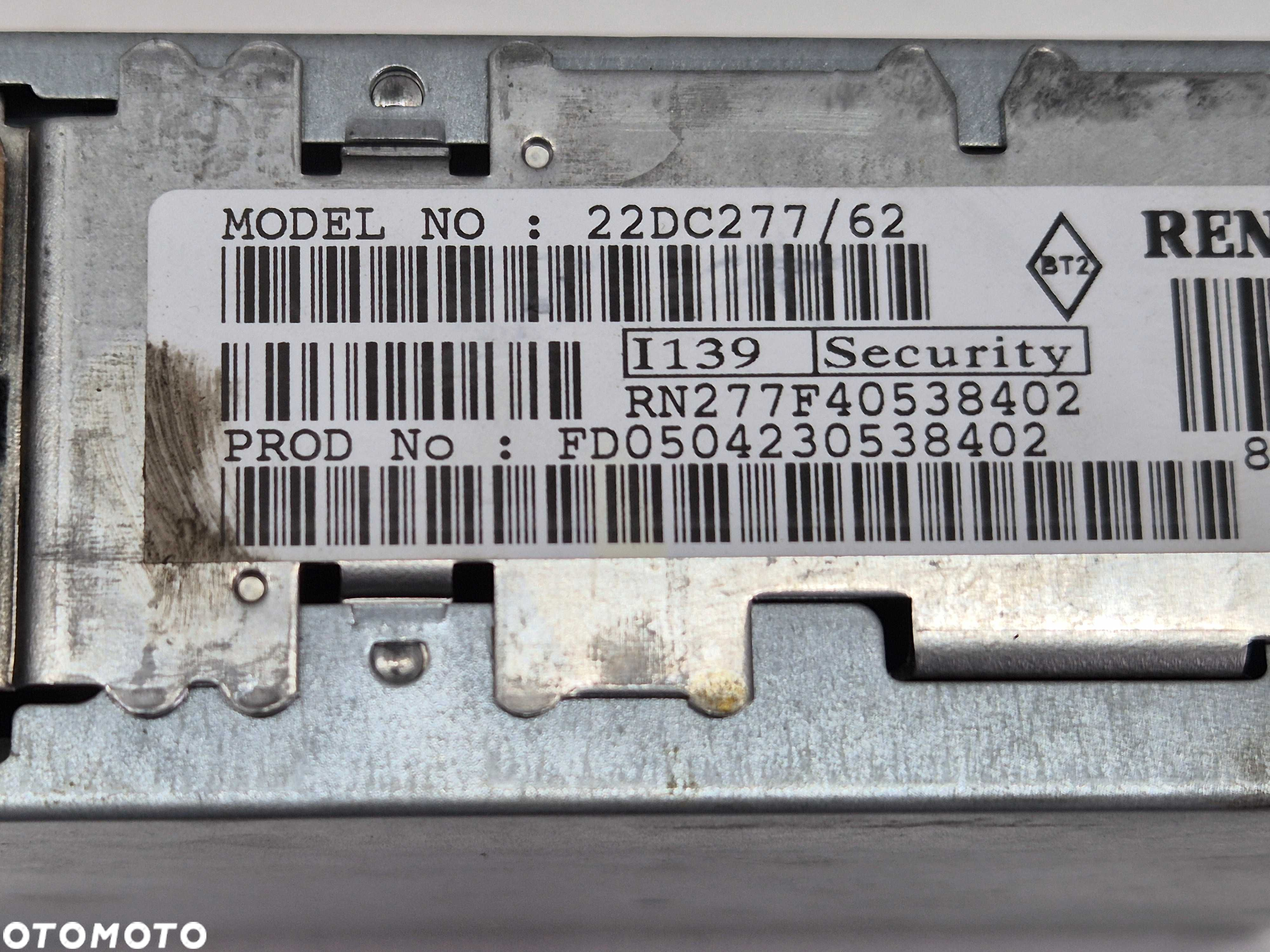 oryginalne fabryczne radio cd renault scenic megane II rozkodowane - 6