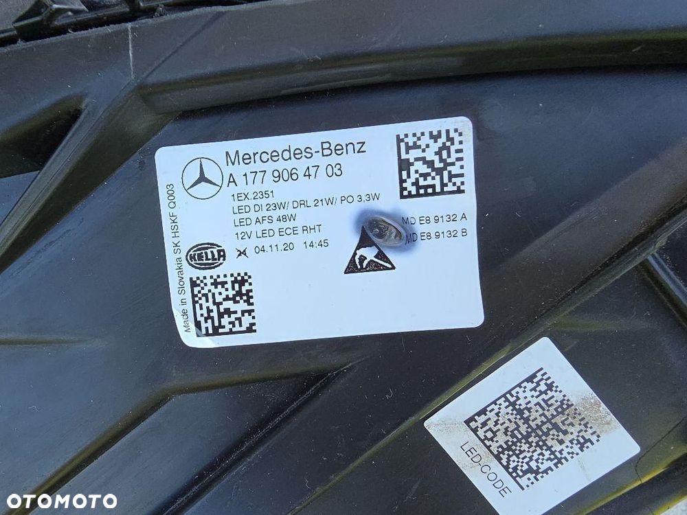 MERCEDES A KLASA 177 Lampy przód Full Led Performance 1779064703 1779064803 - 15