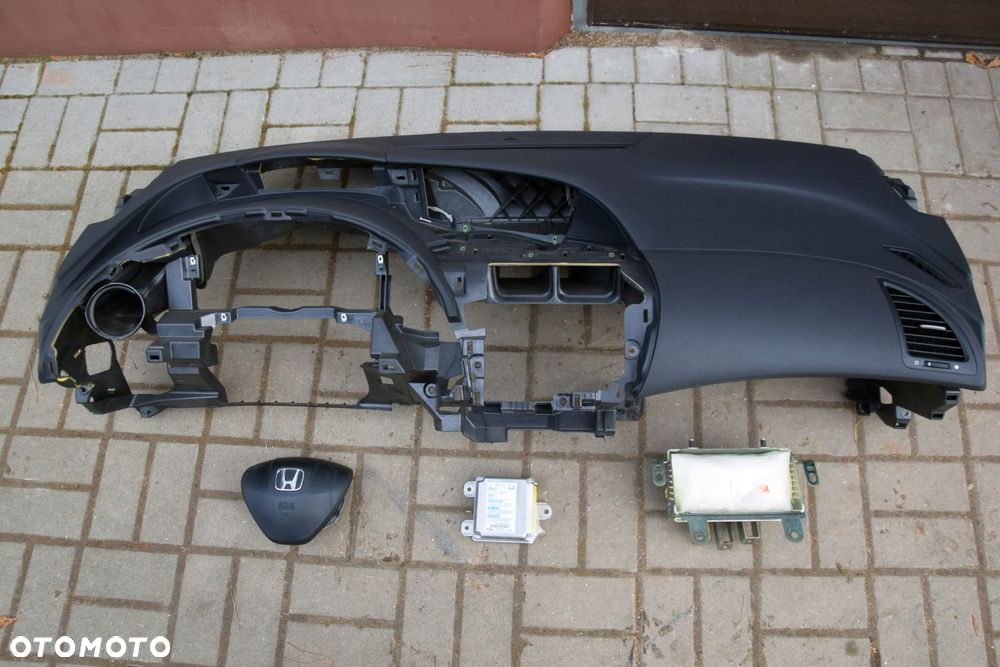 Honda Civic VIII UFO 06-11 Deska rozdzielcza konsola + poduszki airbag ORYGINAŁ EUROPA - 2