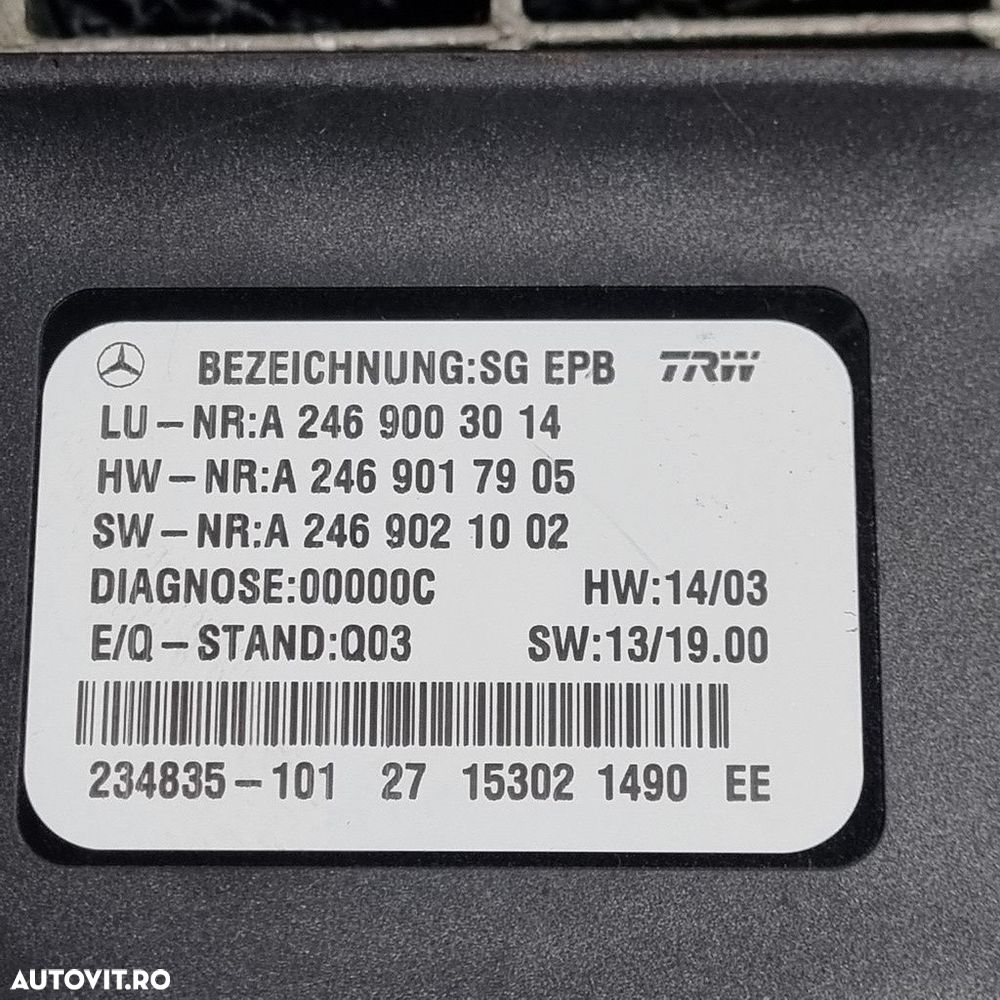Modul Mercedes GLA ( X156 ) 2013 - 2017 (1470) A2469003014 - 4