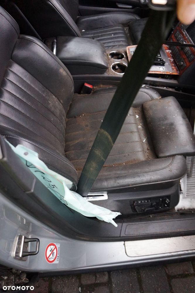 FOTELE FOTEL PRZEDNI LEWY PRAWY KANAPA WNĘTRZE PHAETON  GRZANE PAMIĘĆ CZARNA SKÓRA BOCZKI PODŁOKIETNIK VOLKSWAGEN 2002-2016 - 9