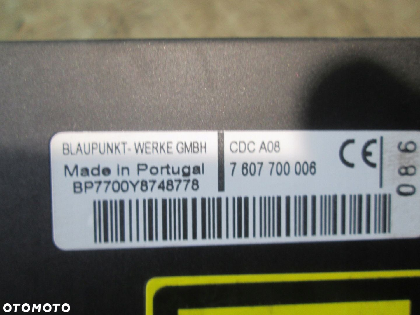 ZMIENIARKA BLAUPUNKT VW SHARAN 1 - 5