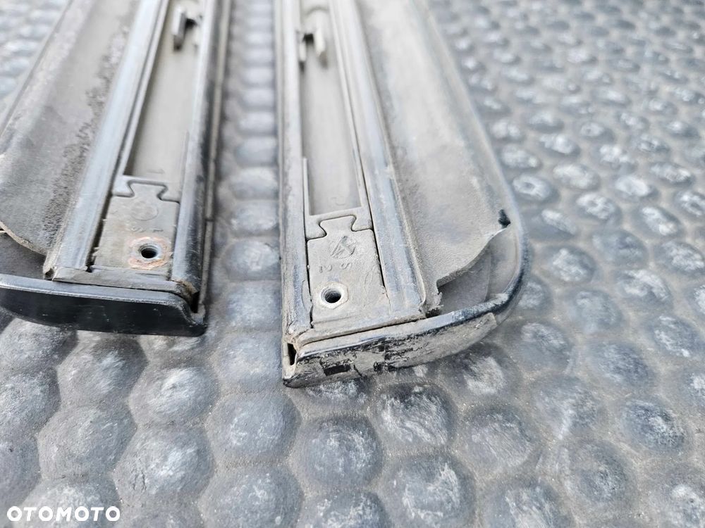 Listwa Listwy Drzwi S-Line Dolne Czarne Komplet Audi A4 B6 B7 Oryginalne - 26