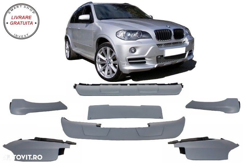 Pachet Exterior Aerodinamik BMW X5 E70 (2007-2011) 13 piese- livrare gratuita - 1