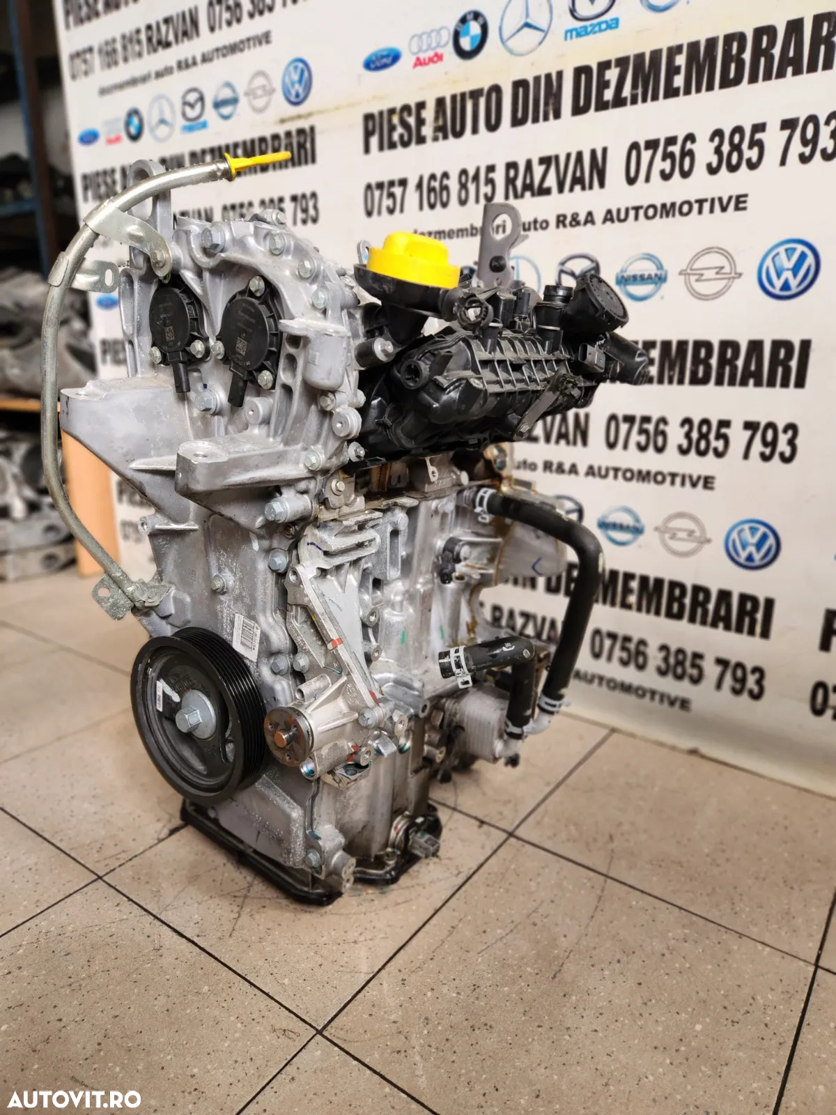Motor Nou 3.500 Km 1.0 Benzina Turbo Cod HRA0 Renault Dacia Mercedes Juke Kadjar Captur Clio 5 Mega - 4