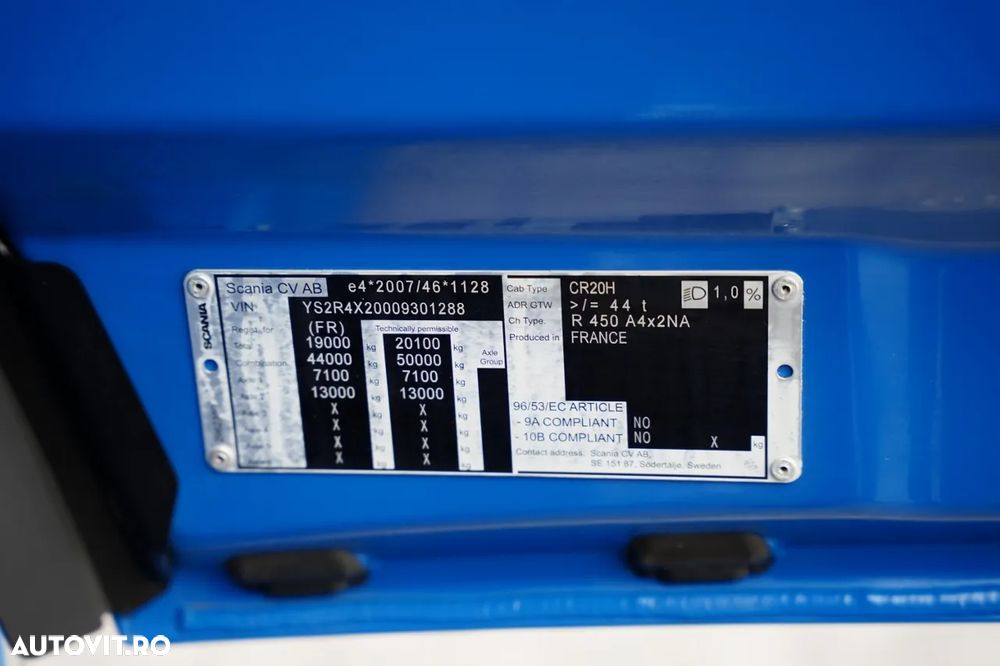 Scania R 450 / RETARDER / FULL ADR / I-PARK COOL / JANTE DIN ALIAJ / - 37