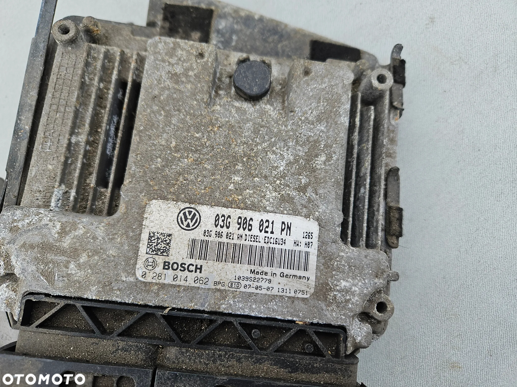 Sterownik komputer silnika VW Jetta Golf 5 V 2,0 TDI 2007r 03G906021PN - 2