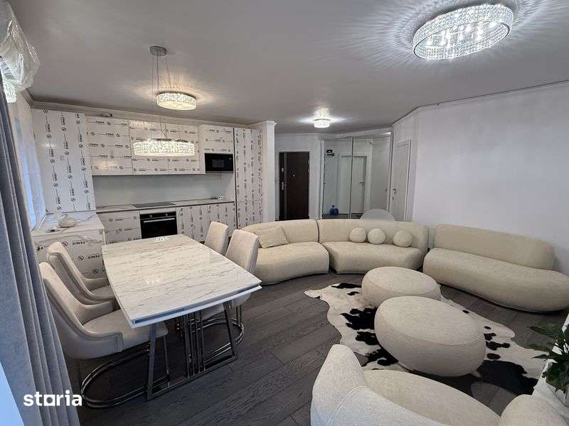 Apartament superfinisat, mobilat, utilat, gradina, Floresti, 55 mo — fotografia 3