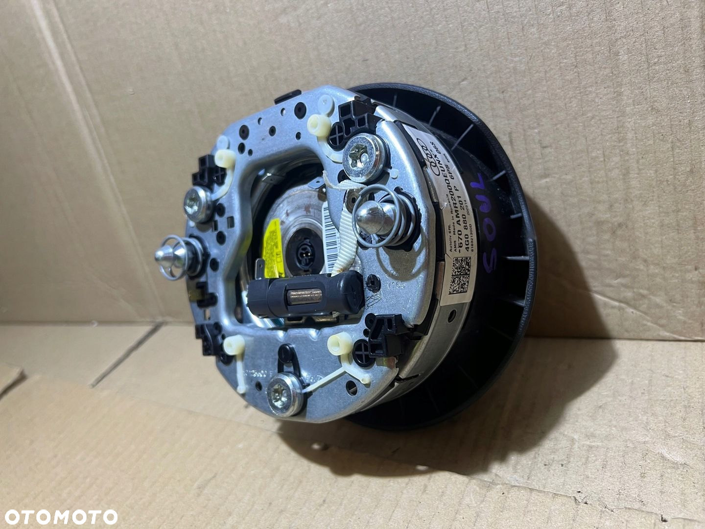 AUDI A6 C7 A7 4G PODUSZKA POWIETRZNA AIRBAG KIEROWCY SOUL 4G0880201P - 11