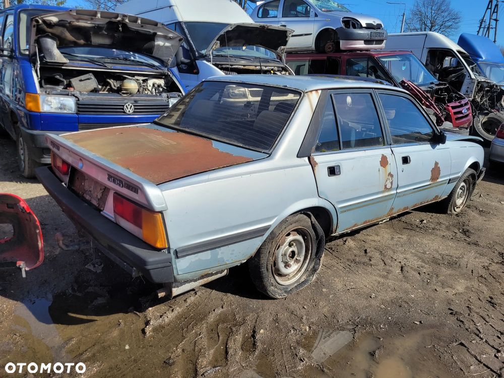 peugeot 505 maska zderzak lampa grill błotnik drzwi zbiornik paliwa szyba lusterko klamka klapa - 2