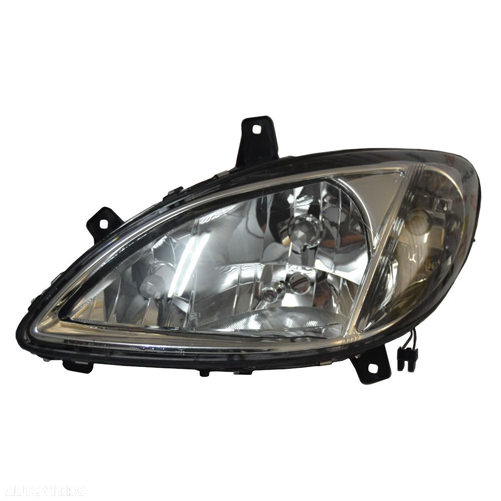 Far Mercedes Vito/ VIANO 01.2003-10.2010 TYC partea Stanga, tip bec H7+H7+H7, fara motoras, cu proiectoare ceata, electric - 1