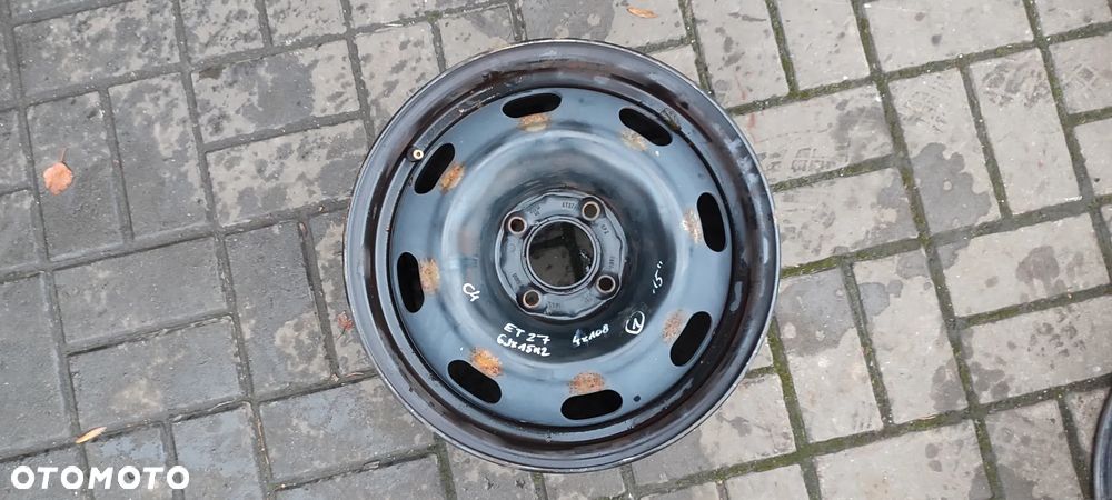 FELGI STALOWE 4x108 6Jx15 CALI ET27 CITROEN PEUGEOT KOMPLET 4 SZTUKI - 2