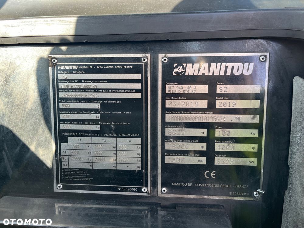 Manitou MLT 940 - 140V+ - 10