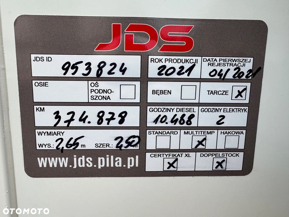 Krone Chłodnia ,Multitemp. Doppelstock, Carrier Vector HE19 Mt, - 35