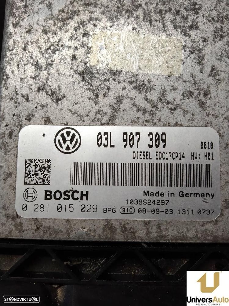 CENTRALINA MOTOR UCE VOLKSWAGEN GOLF VI 2008 -0281015029 - 2