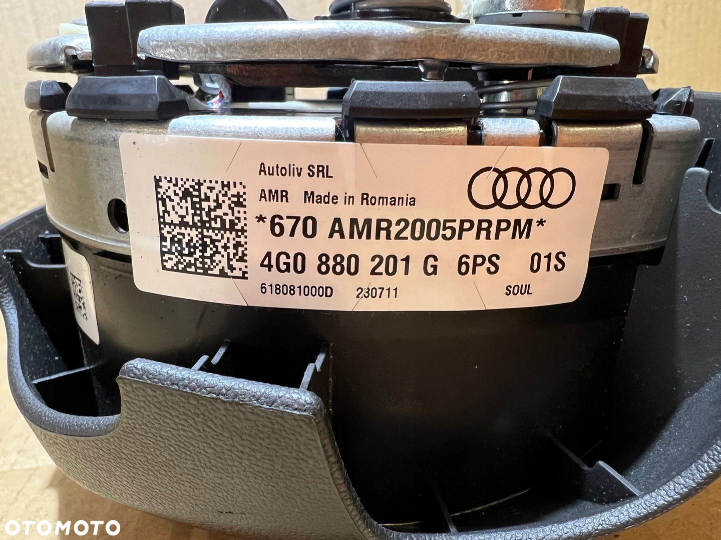 AUDI A6 A7 C7 PODUSZKA POWIETRZNA AIRBAG KIEROWCY KIEROWNICY 4G0880201G - 13